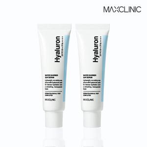 [맥스클리닉] 화잘먹템! 히알루론 워터 베리어 선세럼 40ml 1+ 1
