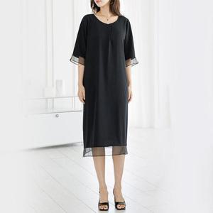 [데드라](~99size)밀론노방핀턱원피스 OPC3033
