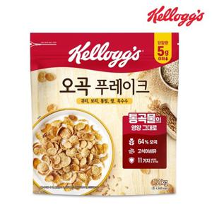 농심 켈로그 오곡 푸레이크 1200gx1개 대용량 씨리얼 아침식사대용