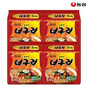 농심 얼큰한너구리 120g x 20봉_