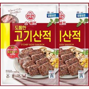 [오뚜기]오쉐프 도톰한 고기산적(돼지고기 62.25) 1kg x 2봉