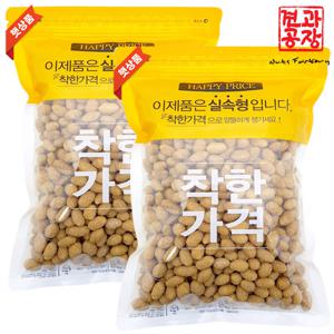 [견과공장]중국산 꿀땅콩 1.4kg(700g x 2봉)