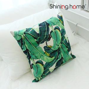 러프 소파 쿠션(솜포함) 45x45 그린포레스트 B