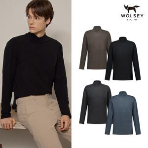 [WOLSEY] 울시 남성 DEUX TEX 모크넥 양면기모 티셔츠4종