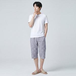 바풀 DY DB 1863-11 쿨 7부 파자마 남성 여성 쿨링 포켓 반바지 봄 여름 팬츠