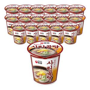 농심 사리곰탕 소컵 61g X 18개