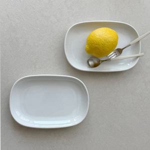 니코트 르블랑 사각접시 세트 2P MADE IN JAPAN