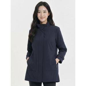 [크로커다일레이디]네이비 터틀넥 심플 하프 점퍼 CLBMJP103