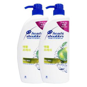 [뷰티 (기타)]헤드앤숄더 애플프레쉬 샴푸 850ml x2