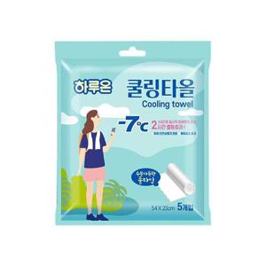 [앙겔로스]하루온 쿨링타올 (5개입) 일반 스포츠타올 타월 휴대용 국내산