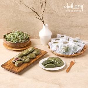 [텐텐]이배모매 50년 전통 진도 해풍 쑥개떡 2kg(앙금/무앙금)