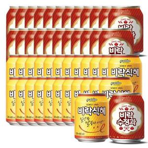 비락식혜 24개 + 수정과캔 24개