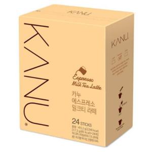 [동서식품] 카누 에스프레소 밀크티 라떼 24T x 2개 홈카페 인스턴트 스틱