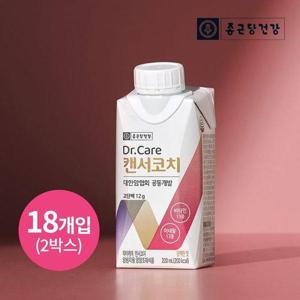 갤러리아_종근당건강 닥터케어 캔서코치 200ml 36개입(2박스)