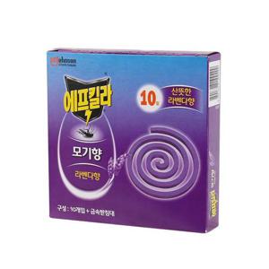 에프킬라 모기향 내추럴 라벤다향 10개입(2코일X5개)
