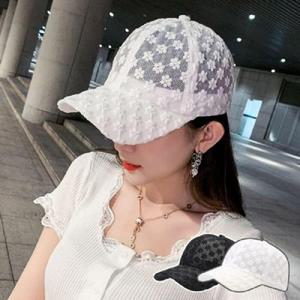 [블로썸스틸] 여자 플라워 자수 패션 볼캡 모자 URK-4