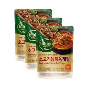 갤러리아_[CJ]비비고 소고기듬뿍육개장 460g x3개