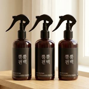 뿜뿜편백 피톤치드 편백수 실내 탈취제 250mL 3개입 방마다 하나씩 편백오일함유