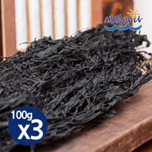 부드러운 건미역 100g x 3봉 실미역 건미역 완도산
