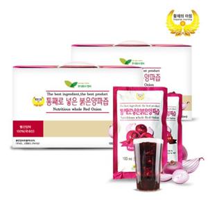 통째로넣은 붉은양파즙 100ml 30포 4박스