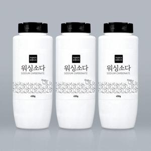 가성비가브랜드다 워싱소다 450g x 3개 / 탄산소다 세탁세제 세정제