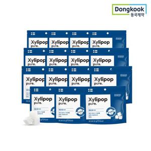 [동국제약] 자일리팝 무설탕 자일리톨 캔디 퓨어 30g x 15개