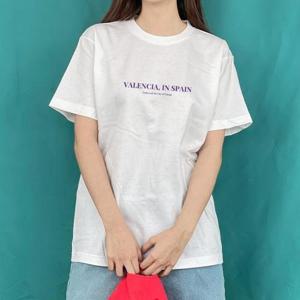 [험블][험블]  여성 흰티 면티 레터링 여성 반팔티 (8328377A)