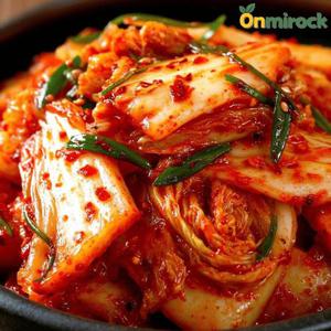 온미락 명동칼국수 알싸한 매운맛 100% 국내산 마늘 김치 명동김치 2kg