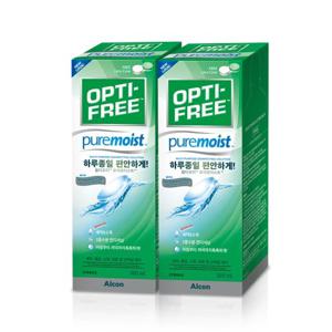 옵티프리 렌즈세척액 퓨어모이스트 300ml 2개
