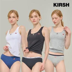 [키르시][키르시] 코튼 노와이어 런닝 브라탑 3종세트