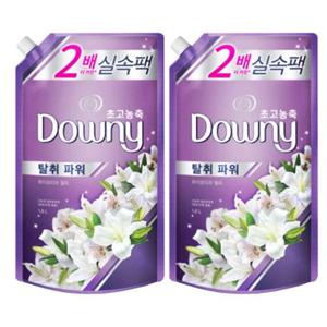 다우니 고농축 섬유유연제 리필 화이트릴리 1.6Lx2개 WFKLQHR
