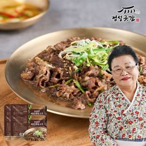 정성곳간 강순의 명인의 국내산 버섯파불고기 300g 4팩