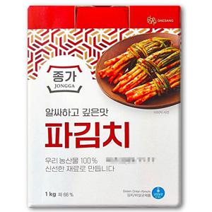 [해핑] 종가 알싸하고 깊은맛 국산 파김치 1kg