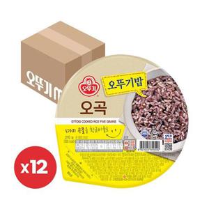 오뚜기밥 오곡 210g x 12개