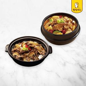 [원할머니] 된장찌개 500g x 3팩 + 뚝배기불고기 410g x 3팩