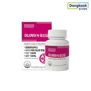 [동국제약] 질 유래 특허 이너케어 N 유산균 30캡슐 1박스