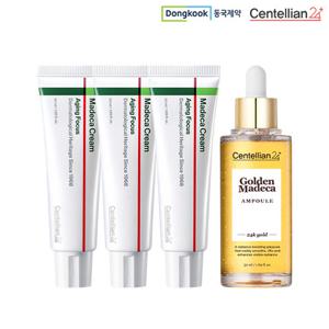 [특가/최신상] 동국제약 센텔리안24 마데카크림 시즌8 크림 50ml 3개 + 골든앰플 50ml 1개