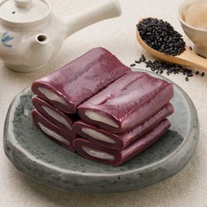 [시루조아] 굳지않는 떡 흑미 앙금절편 [1+1] 1.2kg 20개입