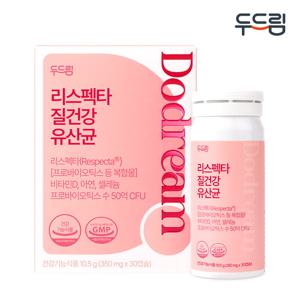 [두드림] 리스펙타 질 건강 생유산균 30캡슐 (1개월분)