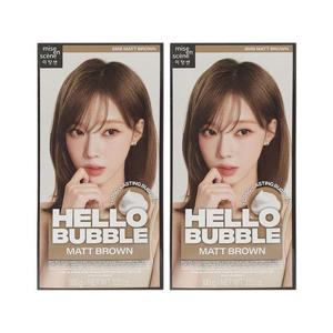 미쟝센 뉴 헬로버블 8MB 매트브라운 30g x2