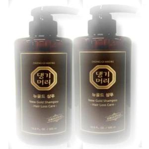 [셀러허브_뷰티]댕기머리 뉴골드 샴푸 500ml 2개