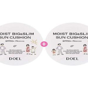 [셀러허브_뷰티]1+1 도엘 선쿠션 27g 빅앤슬림 초슬림 영유아(AD)