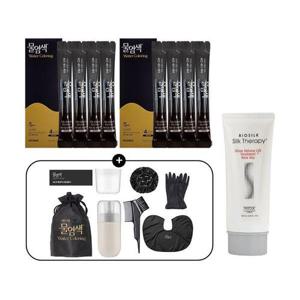 [씨드비]비건 물염색 8회분+염색도구+트리트먼트 100ml