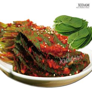 [자이담] 옐로우 새깻잎김치 1kg