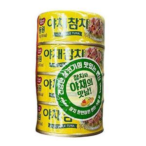 동원 야채참치 90G x 4 X 1개 tx81356