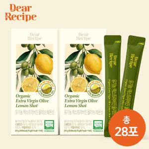 (디어레시피) 유기농 엑스트라버진 올리브 레몬샷 (15g, 14포)  x 2개