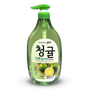 청귤 산뜻설거지 펌프 1kg 참그린 주방세제 (W97722B)