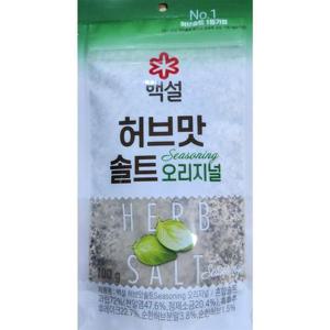 [으니마켓]MZ_백설허브맛솔트(순한맛)100g (29947422)
