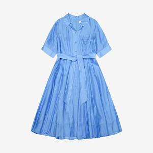 [베스띠벨리][25S/S] 벨티드 롱 셔츠 원피스 (BKOAD2520)