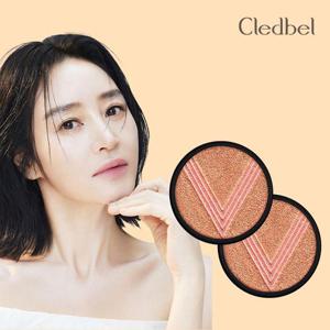 (2개)끌레드벨시즌3 미라클파워리프트V쿠션 21호 리필